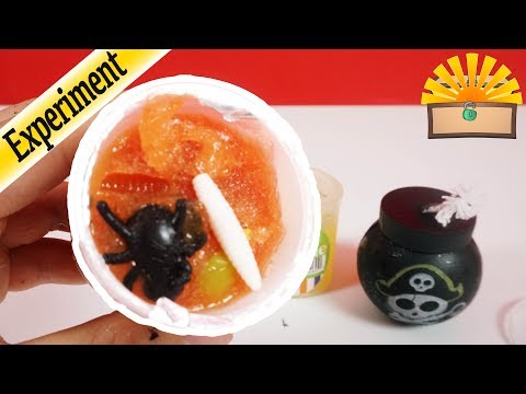 SCHLEIM EINGEFROREN - Wird SLIME fest oder flüssig - Kinder Experiment deutsch