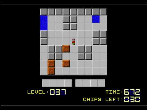 Chip's Challenge 1 (Steam) Level 37 SEEING STARS 593 seconds