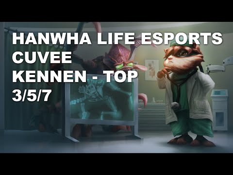 Hanwha Life Esports CuVee Top Kennen vs Poppy - KR Grandmaster Patch 10.8