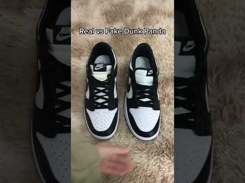 Dunk Panda real vs Fake 😱 #shorts #viral #sneakers