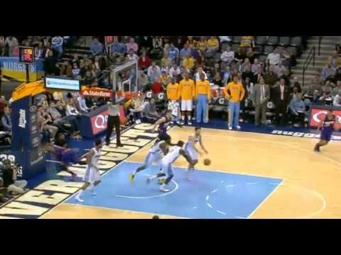 P.J. Tucker flops on Kenneth Faried and J.J. Hickson: Suns at Nuggets