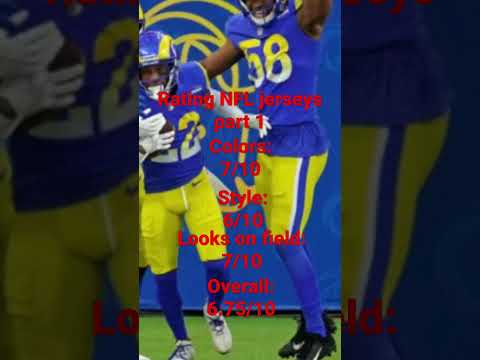 Rating NFL jerseys part 1 #shorts #nfl