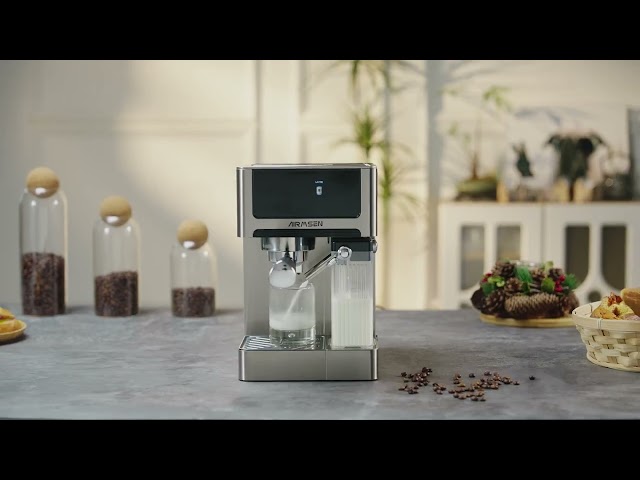 Máquina de café expresso Airmsen Bcm2308 1,8L 20 Bares com espumador automático video