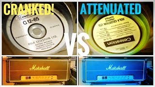 Video thumbnail for High VS Low Power Guitar Speakers G12-65 vs Greenback by Johan Segeborn
