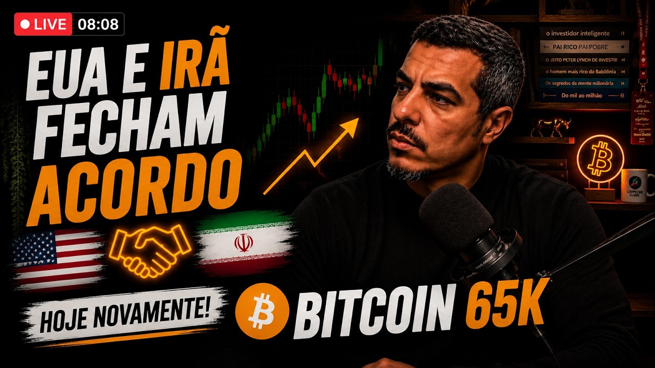 Bitcoin 65k - Acordo Entre EUA e IRÃ Finalmente Aconteceu - Analisando os Ações Mercados e ETFs