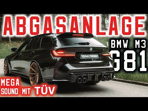 Loudest exhaust system for BMW M3 & M4 G80/81/82/83 - ECE/EC approval - Sound Check - BTM Turbo