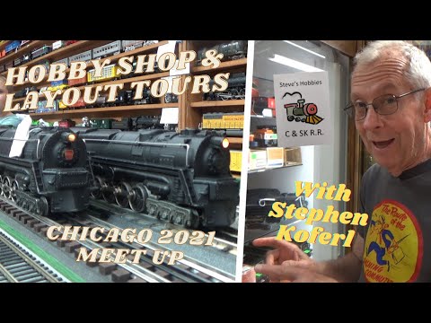 O Gauge Hobby Shop/Layout Tour 2021 Chicago Meet Up #trains #lionel #layouttour #ogauge