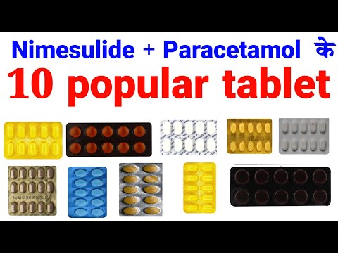 Nimesulide + Paracetamol 10 popular Tablet / Nicip plus tablet / Sumo tablet / Dolamide tablet