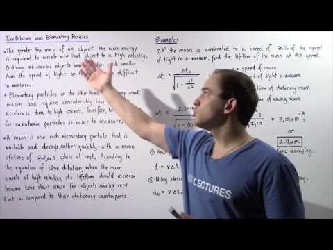 Muon Experiment and Time Dilation