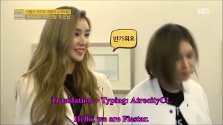Fiestar: Room Of Ten Cut - "Yezi and Cao Lu Play Twister with Kang Minah" [ENG SUB]