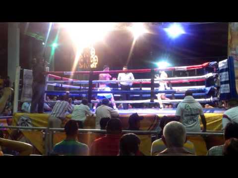 Nocaut de René Alvarado a Eusebio Osejo. Nicaragua