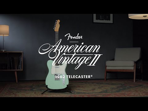 Fender American Vintage II 1963 Telecaster 6-String Electric Guitar (Right Handed, Surf Green)