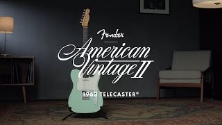 Fender American Vintage II 1963 Telecaster - CRT Video