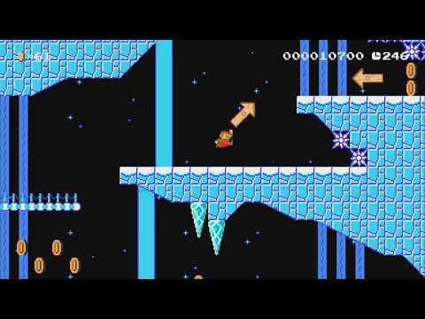 Slip Spike Cavern by ArthurSMM2 - Super Mario Maker 2 - No Commentary 1bu