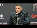 DAVID BENAVIDEZ'S IMMEDIATE REACTION TO STOPPING KYRONE DAVIS VIA TKO