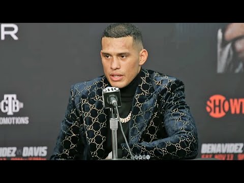 DAVID BENAVIDEZ’S IMMEDIATE REACTION TO STOPPING KYRONE DAVIS VIA TKO