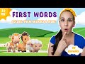 First Words For Babies With Colors And Farm Animals All In Spanish