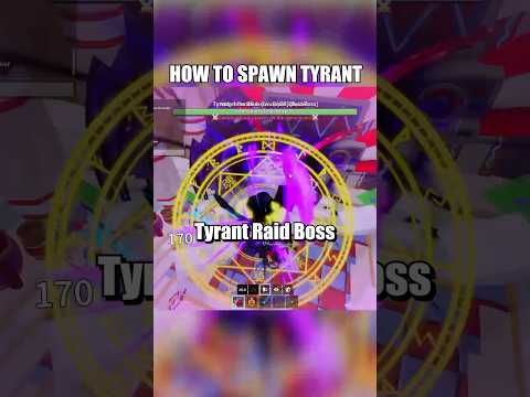 How to Spawn the NEW Tyrant Raid Boss in Blox Fruit