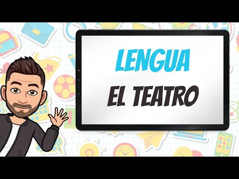 El Teatro - Elementos del teatro - Acto, escena, acotación y diálogo - Educación Primaria