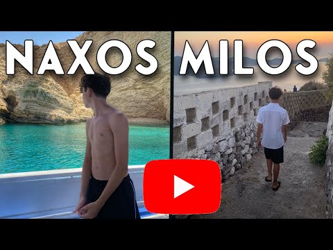 Greece Vlog (2023) - Naxos and Milos - George Magar