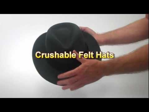 Crushable Felt Hats - Village Hat Shop