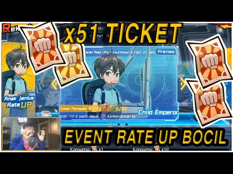 🔥🔥51TICKET GACHA ID UTAMA!! UNTUK CHILD EMPEROR (EVENT RATE UP DUSTA) - ONE PUNCH MAN: The Strongest