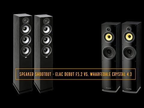 Speaker Shootout: ELAC Debut F5.2 vs. Wharfedale Crystal 4.3