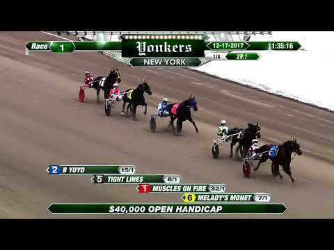 17/12/17, Yonkers - 1ère course - 1.609m - Open - 40.000 $