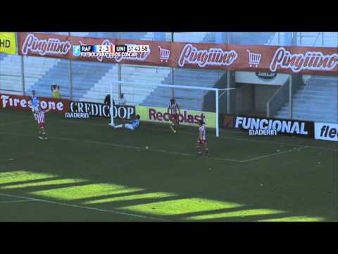 Castro se vistió de héroe. Rafaela 2 - Unión 3. Primera División 2015. FPT.