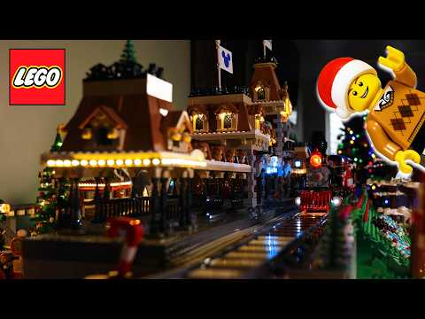 My 2025 LEGO Winter Village is DONE! The Grand Tour