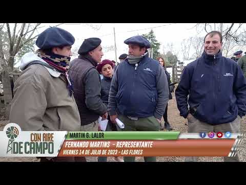 Fernando Martins -  Remate de Martín G. Lalor - Viernes 14 de julio de 2023 - Las Flores