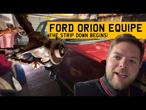 1990 Ford Orion Equipe project Part 2 - The strip down begins.