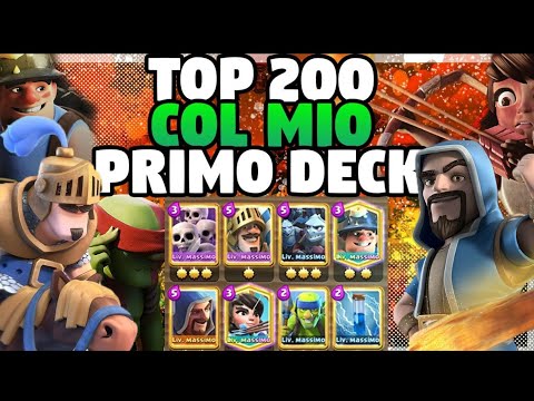 TORNO IN TOP 200 CON IL MIO PRIMO DECK DEL 2016!😱 INCREDIBILE!😱  ClashRoyaleIta | ErBacceCR