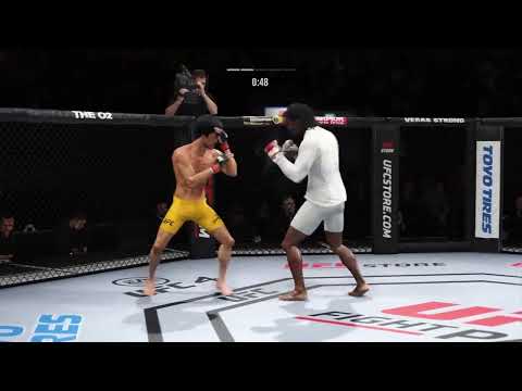UFC4 Bruce Lee vs Beautiful African EA Sports UFC 4 - PS5
