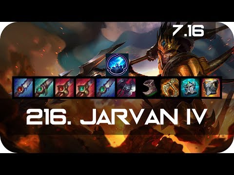 Jarvan IV Jungle vs Vi Season 7 s7 Patch 7.16 2017 Gameplay Guide Build Normals