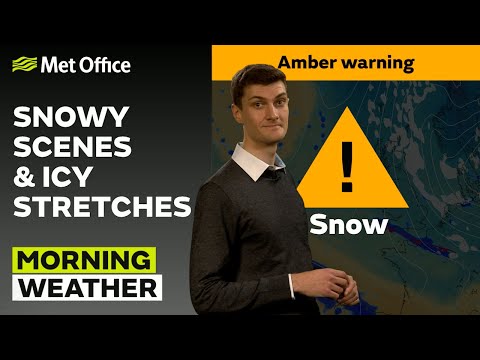 02/01/2026 – Amber snow warning – Morning Weather Forecast UK – Met Office Weather