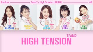 [TH/ENG/KOR sub] PRODUCE48 - AKB48 ♬ High Tension (Team2)