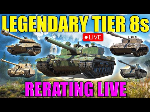 Rerating T8 Tanks (not much more to go) (No YT Chat – Join Twitch) | World of Tanks