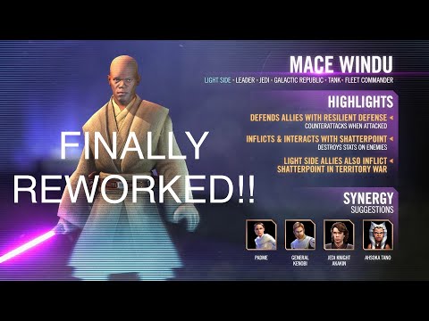 MASSIVE Mace Windu Rework!! | 3 Zetas + 1 Omicron!! | New Moves Added! | Mace is now closer to…MACE!