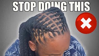 Stop Leaving Your Locs In a Style For This Long....