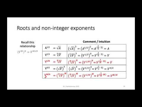 MEF 4 Fractional exponents