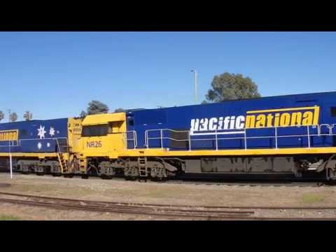 Junee Trains NR30, NR26, NR31, AN3 & DL42 with 6MW2