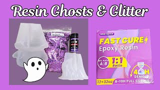 #223 Resin Cat & Jar Holloween Ghosts @BondCraftor