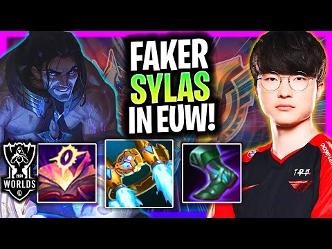 FAKER IS A GOD WITH SYLAS IN EUW SERVER! | T1 Faker Plays Sylas Mid vs Fizz!  Worlds Bootcamp 2024