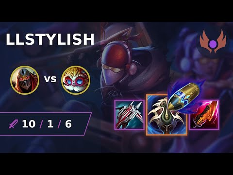 [ LLStylish ] Zed MID vs Heimerdinger | NA MASTER | LOL Season 2024