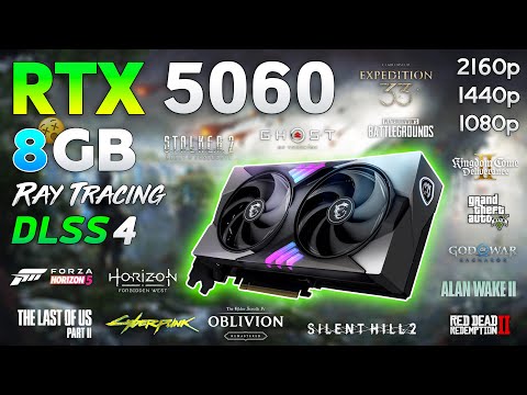 Prestanda i spel — RTX 5060 i 15 spel