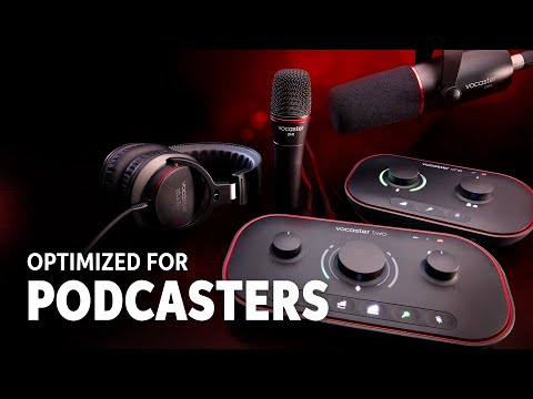 Демонстрация устройств Focusrite Vocaster