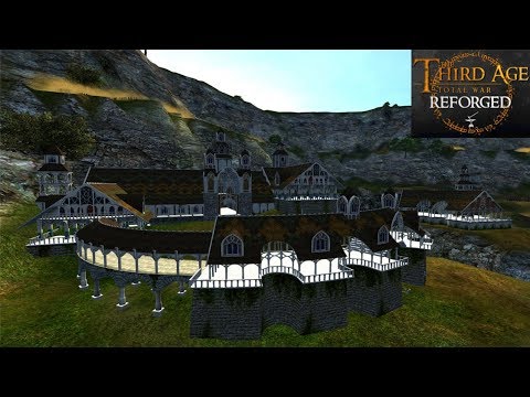 RIVENDELL BESIEGED BY MEN AND ORCS (Siege Battle) - Third Age: Total War (Reforged)