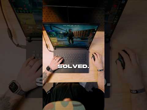 The biggest problem for laptop gamers is… SOLVED! #pctips #gaminglaptop #tech