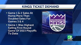 StubHub sees high demand for Kings playoffs tickets in Sacramento